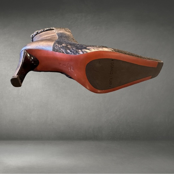 Donald Pliner Lenza Bronze Leather Ankle Boots NWT. 8 - Picture 6 of 7